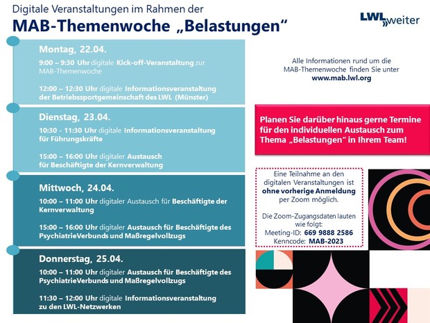 Programm der MAB-Themenwoche